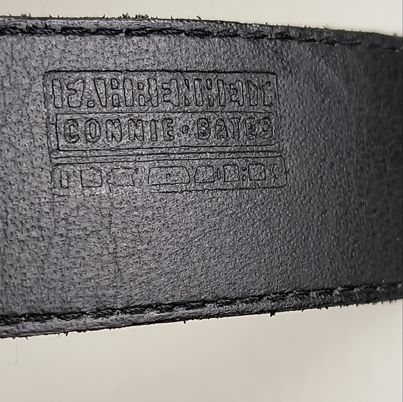 Connie Bates For Fahrenheit Brown Embossed Belt with Gold Buckle - Picture 10 of 15